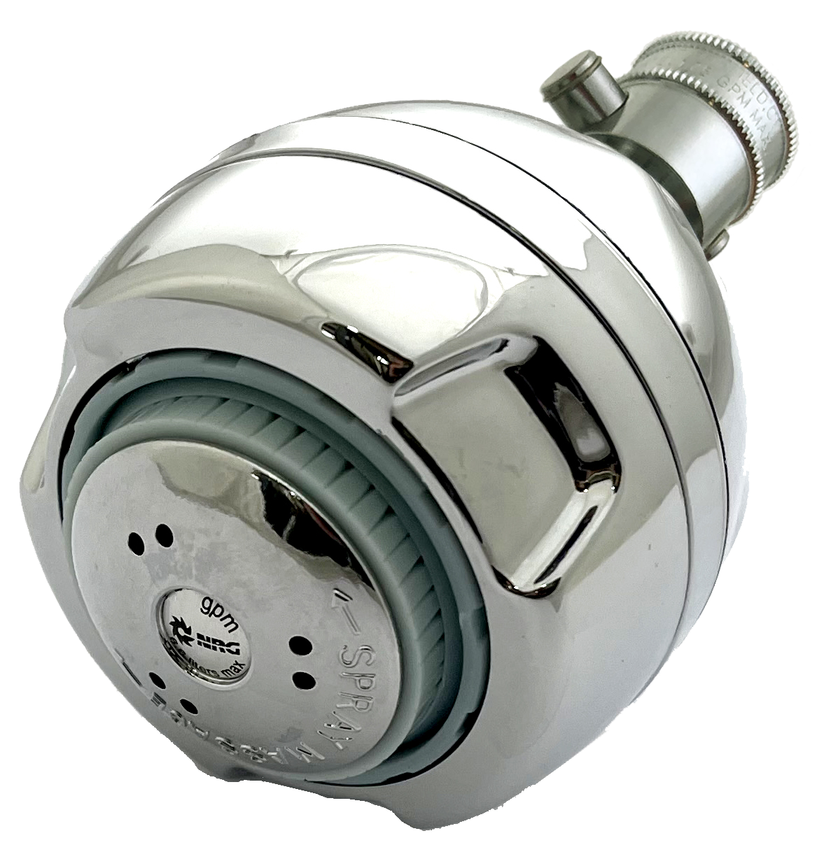 Chrome On/Off Shower Pro Massage, Low Flow Water Saving, Showerhead WaterSense
