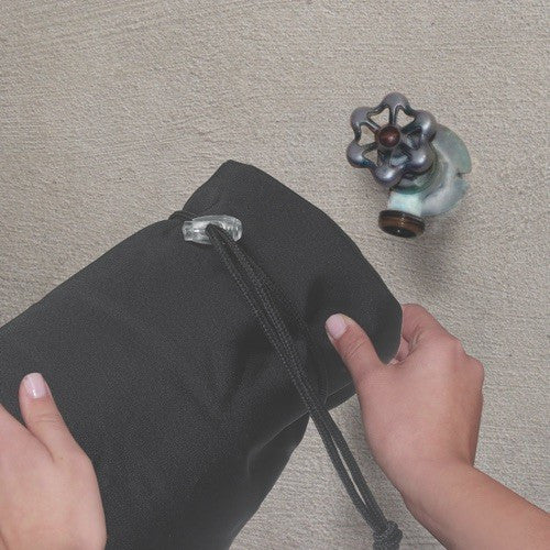 Padded Outdoor Sock Hose Faucet Sock Cover Black Keep from Freezing