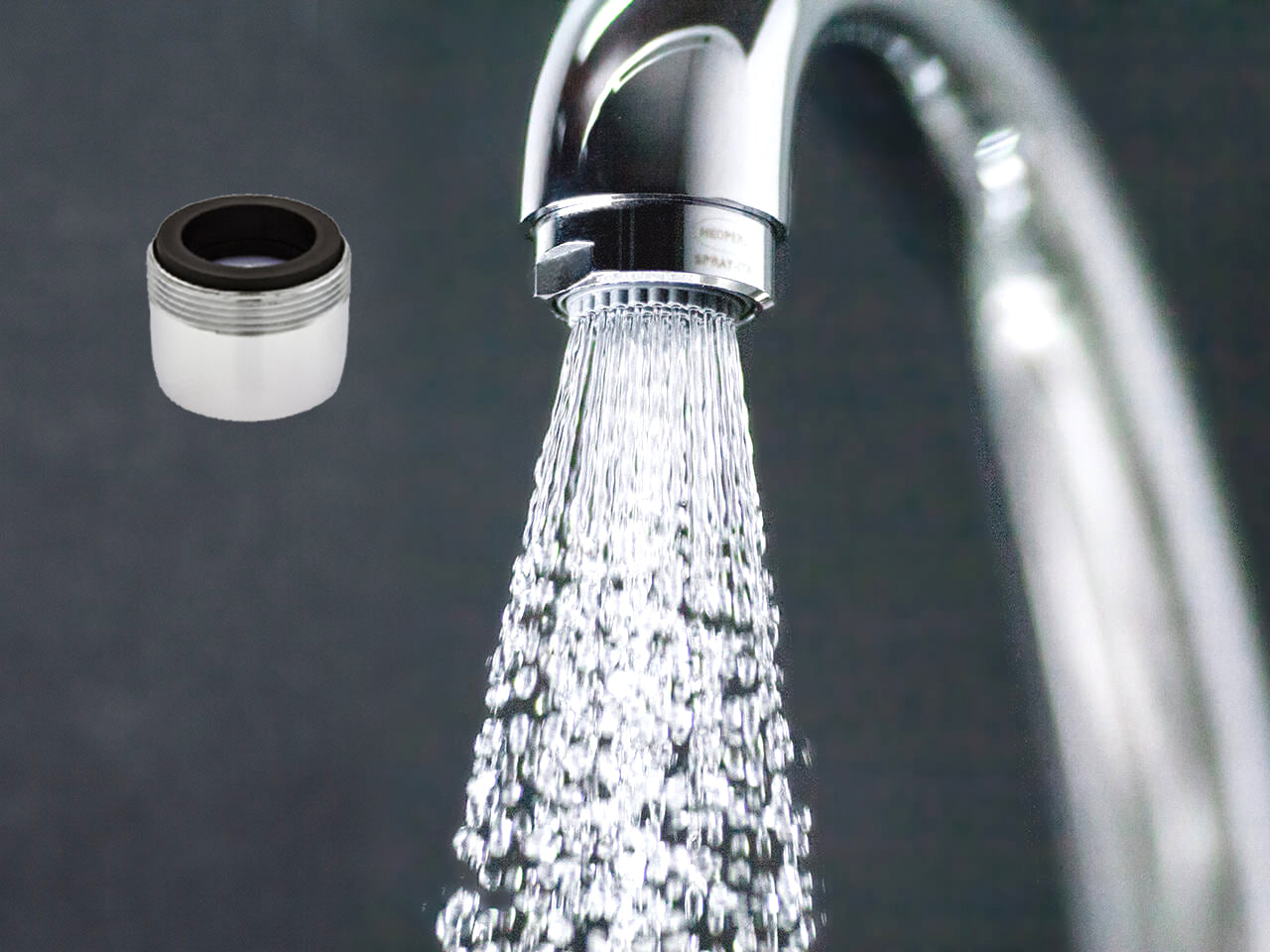 Rain Spray Faucet Aerator Neoperl ITR Shower Stream Low Flow WaterSense