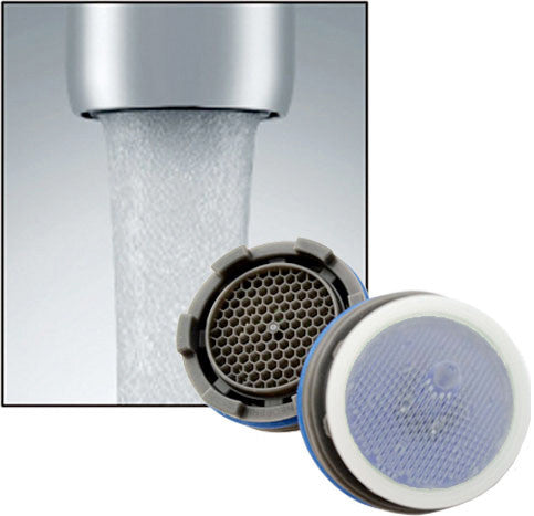 Cache faucet Aerator Neoperl 1.0 gpm Low Flow WaterSense Hidden Insert Pressure Compensating / Aerated Stream