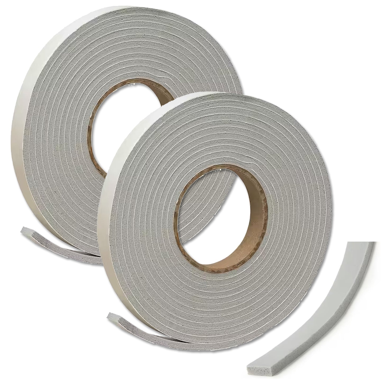 Foam Tape, 3/16-by-3/4-Inch by 17 Feet, Window Door Gray Sealing Weatherstrip