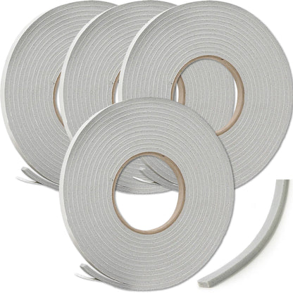 Window Door Foam Tape, 3/16-by-3/8-Inch by 17 Feet, Gray Sealing Weatherstrip