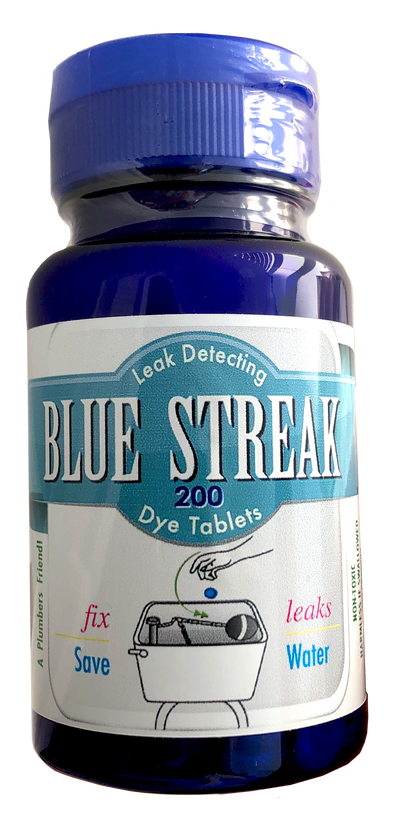 Blue Streak Pro 200 Toilet Leak Detecting Tablets | Plumbers detect silent leaks