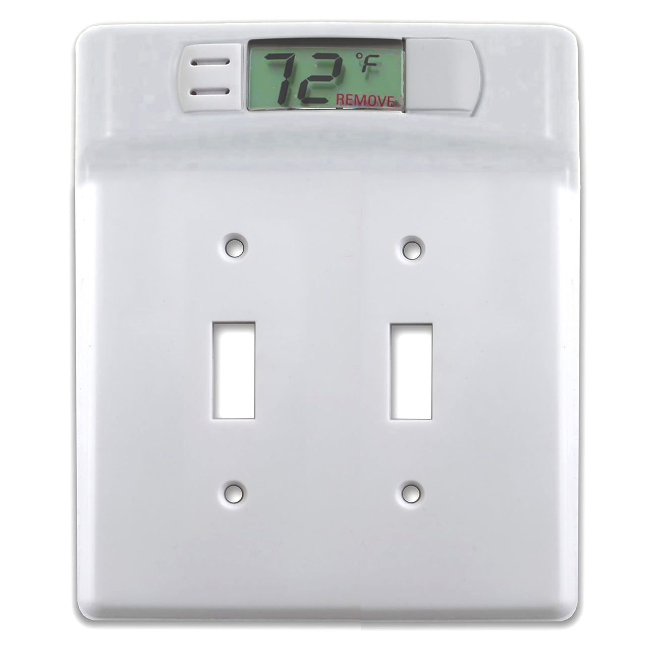 Digital Wall plate Temperature Thermometer (White) | Monitor Room Temperature