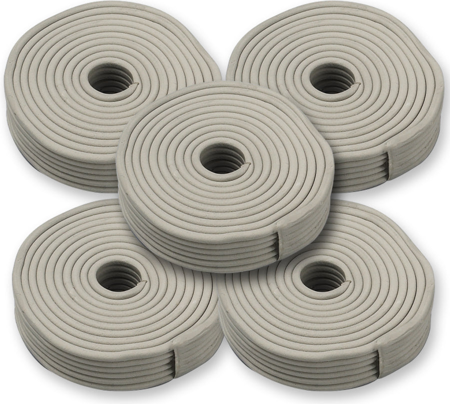 30 ft Rope Caulk Weather Tight Seal Draft Stopper Strip Weather Gray Self Stick Weatherization Keep Heat