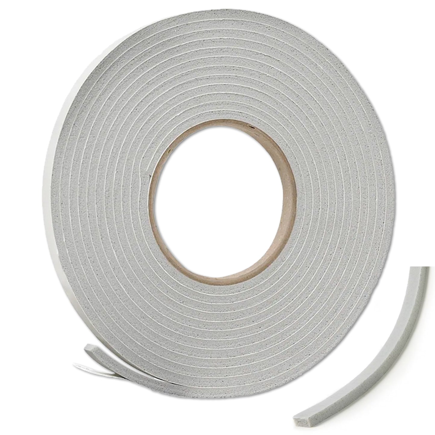 Window Door Foam Tape, 3/16-by-3/8-Inch by 17 Feet, Gray Sealing Weatherstrip