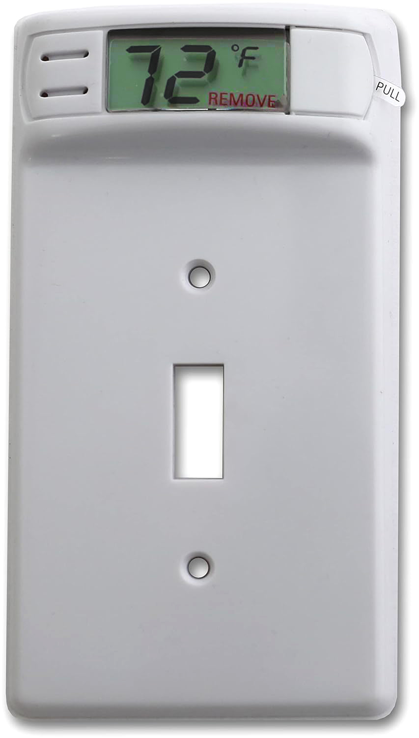 Digital Wall plate Temperature Thermometer (White) | Monitor Room Temperature