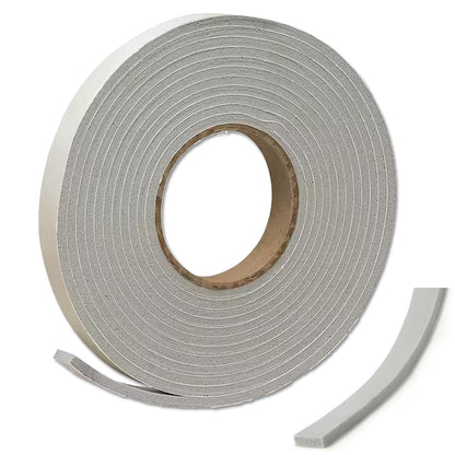 Foam Tape, 3/16-by-3/4-Inch by 17 Feet, Window Door Gray Sealing Weatherstrip