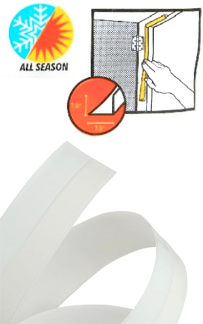 Self-Adhesive V-Seal Weatherstrip 7/8 in. x 17 ft. Door & Window