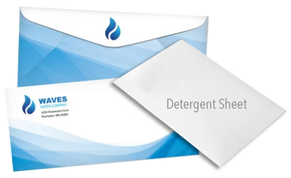 Detergent Sheets Custom Printed Envelope Concentrated Laundry Clean Sheet 2 Loads