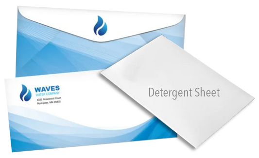 Detergent Sheets Custom Printed Envelope Concentrated Laundry Clean Sheet 2 Loads