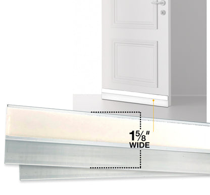 Incredible Door Bottom Draft Stoppers -36" Door Clear Sweep Seal- Keep the Heat Inside Your Home