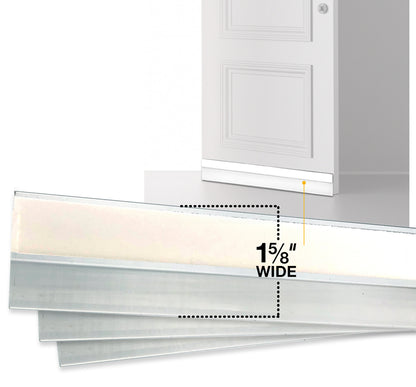 Incredible Door Bottom Draft Stoppers -36" Door Clear Sweep Seal- Keep the Heat Inside Your Home