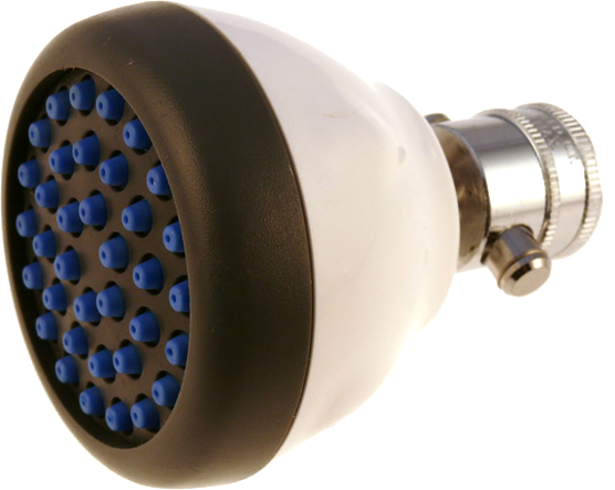 White On/Off Spray Clean, Water Saving, low flow Shower Head