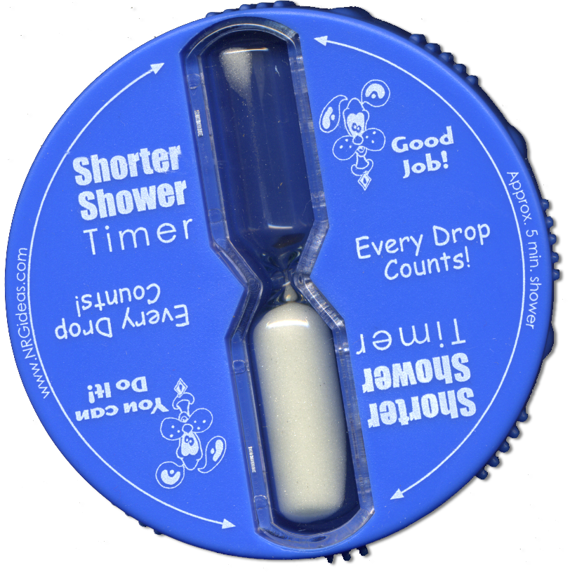 Shower Timer - The Original "Shorter Shower" Sand Timer